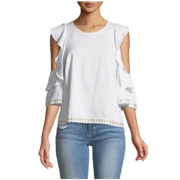 NWT Misa Los Angeles "Aline" Linen Top Sz. Small - Picture 1 of 2